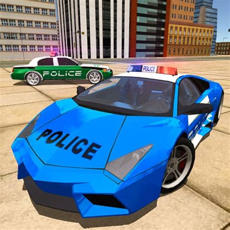 Chase bad guys on streets with car speed simulator in 3d open world city. . Police car drifter unblocked